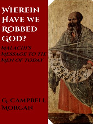 cover image of Wherein Have We Robbed God